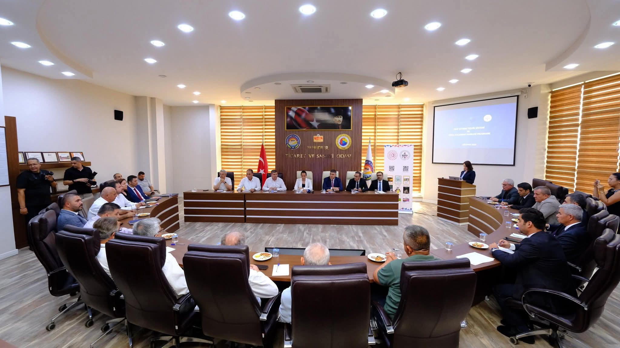  BAKA tarafından Yerel Kalkınma Hamlesi Programı kapsamında Odamızda lansman toplantısı yapıldı.