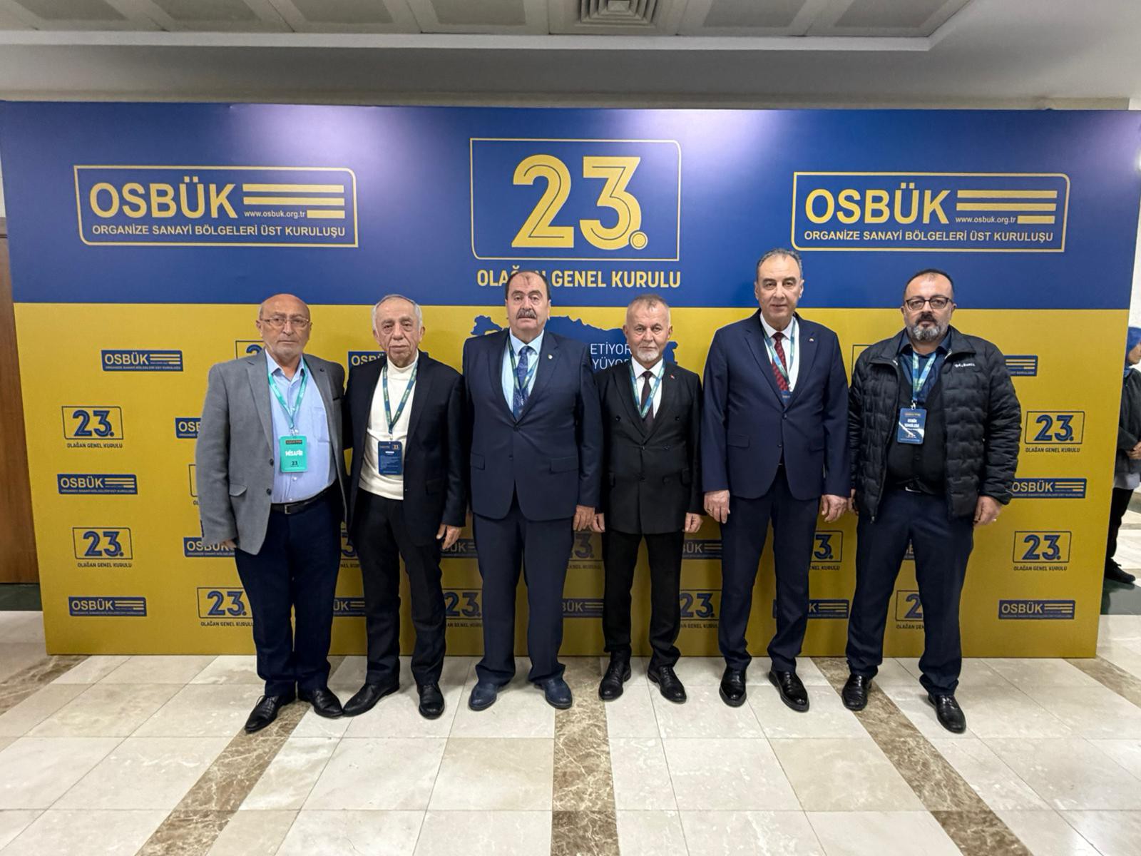 Yönetim Kurulu Başkanımız Yusuf Keyik OSBÜK’ün 23. Genel Kuruluna Katıldı